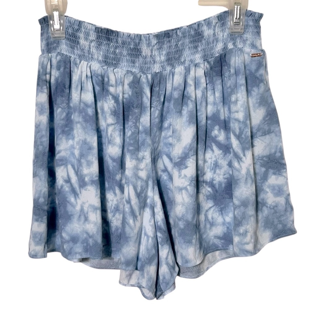PINK Victoria's Secret Tie-Dye Viscose Shorts Size Large Blue